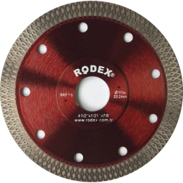 Диск алмазный супертонкий Rodex 115x2.4х22.2 мм Bull RRP115