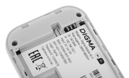 Модем 3G/4G Digma Mobile Wi-Fi DMW1880 micro USB Wi-Fi Firewall +Router внешний белый (DMW1880WH)