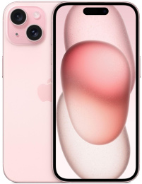 6.1" Смартфон Apple iPhone 15 128Gb, A3090, NFC, OLED, 60Гц, розовый