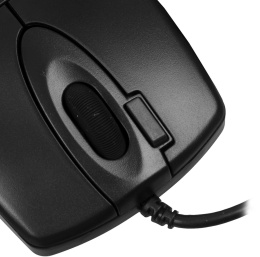 Мышь проводная A4TECH OP-620DS черный (USB, 1200dpi, 4but) (OP-620DS)