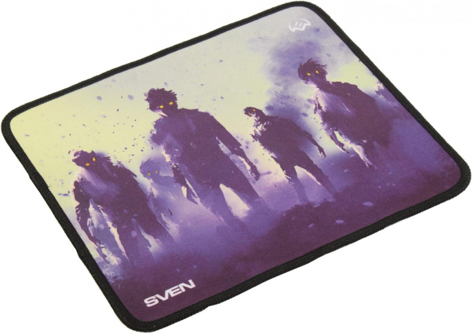 Игровой коврик для мыши SVEN MP-G02S Zombie 230x200x2мм, ткань + резина SV-016876