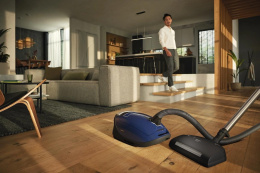Пылесос Miele Complete C3 Parquet Marine blue PowerLine, 890Вт, синий/черный [complete c3 parquet sgsf5]