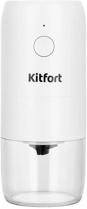 Кофемолка Kitfort КТ-7610 25Вт сист.помол.:жернова вместим.:30гр белый