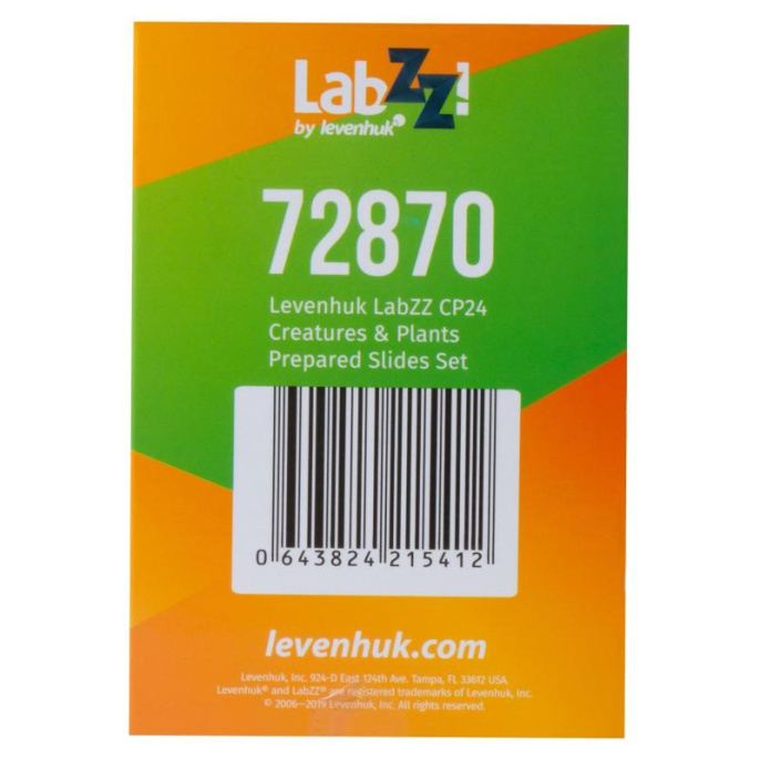 Набор микропрепаратов LEVENHUK LabZZ CP24, 6 предметов [72870]