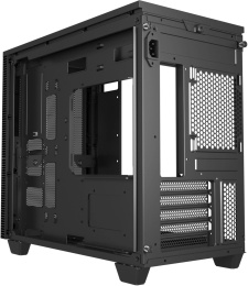 Корпус mATX BLOODY BD-CC117F, Mini-Tower, без БП, черный [bd-cc117f-bk]