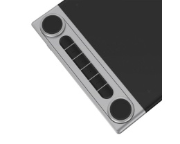 Графический планшет Huion Inspiroy Dial 2 Черный Q630M перо PW517/5080LPI/300 PPS/8192 уровней нажатия/раб.пов. 266.7х166.7/USB-C