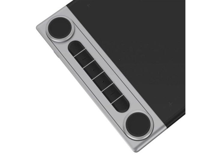 Графический планшет Huion Inspiroy Dial 2 Черный Q630M перо PW517/5080LPI/300 PPS/8192 уровней нажатия/раб.пов. 266.7х166.7/USB-C