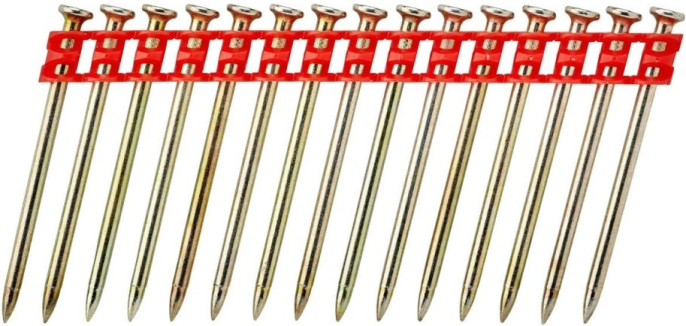 Гвозди DeWalt DCN8903048 длина: 48мм, минимальный диаметр: 3мм, максимальный диаметр: 6.3мм, материал обработки: бетон, материал изготовления: сталь, материал покрытия: цинк, количество изделий в упаковке: 510шт, кассета с гвоздями