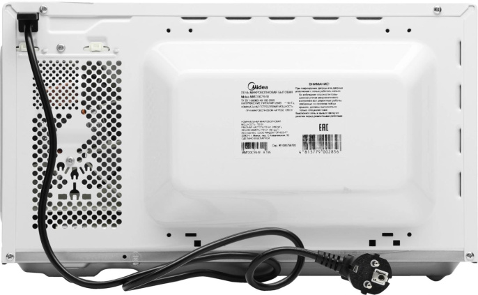 Микроволновая печь MIDEA MM720CY6-W, 700Вт, 20л, белый
