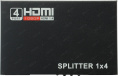 Разветвитель HDMI 1x4 Espada EDH12 с усилителем до 30м v1.4 поддержка 3D + б.п.