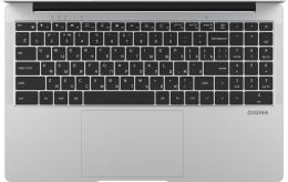 Ноутбук Digma EVE P5851 Pentium Silver N5030 8Gb SSD256Gb Intel UHD Graphics 605 15.6" IPS FHD 1920x1080 Windows 11 Pro silver WiFi BT Cam 5000mAh DN15N5-8CXW05