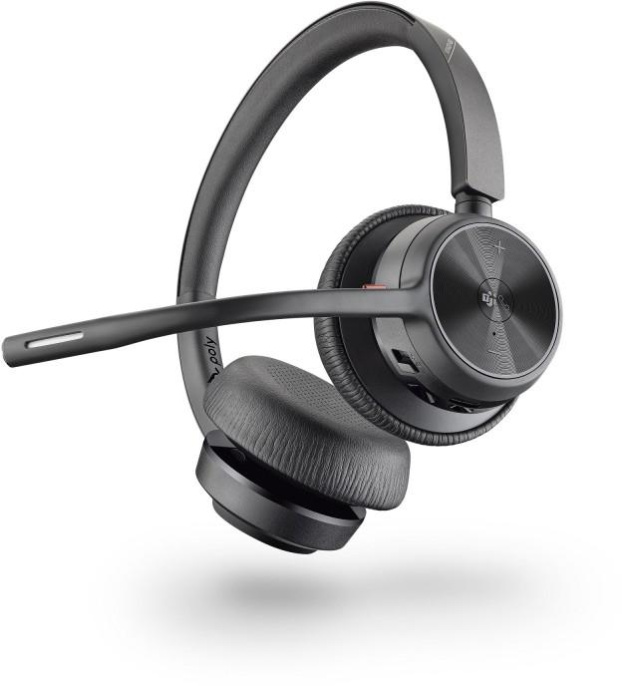 Гарнитура беспроводная VOYAGER 4320 UC,V4320-M C COMPUTER & MOBILE MICROSOFT TEAMS CERTIFIED, USB-A, STEREO BLUETOOTH HEADSET, WITH CHARGE STAND, WORLDWIDE