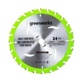 Диск пильный по дереву для циркулярной пилы 165x1.6x20 мм, 24T GreenWorks 2955707