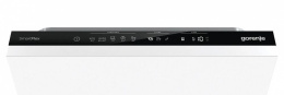 Встраиваемая посудомоечная машина Gorenje GV572D10, узкая, ширина 44.8см, полновстраиваемая, загрузка 11 комплектов
