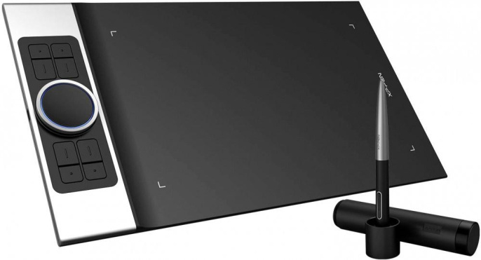 Графический планшет XPPen Deco Pro Medium USB Type-C черный/серебристый (DECOPRO_M)
