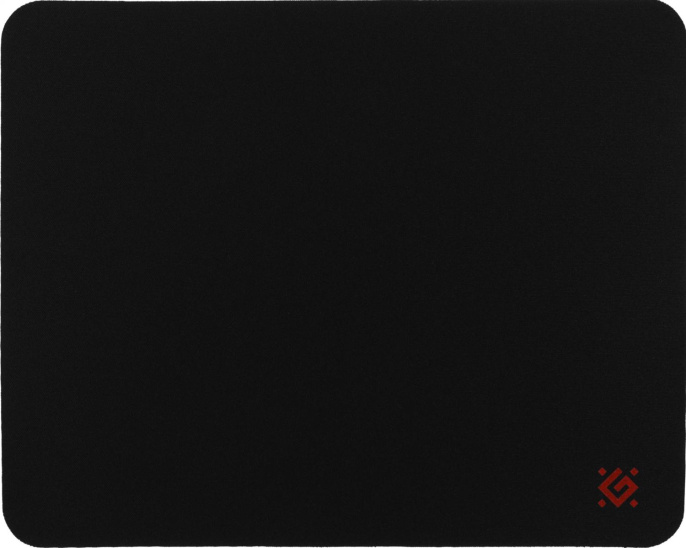 Коврик для мыши Defender 50550 M черный, резина + ткань, 250х200х3мм