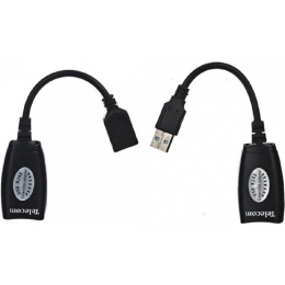 Telecom Адаптер-удлинитель USB-AMAF/RJ45, по витой паре до 45m TU824 [6926123510322]