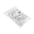 Коннектор ExeGate PL45-C6-8P8C-100 RJ-45 Кат.6 8P8C под одножильный кабель UTP, золотое напыление 100шт EX283691RUS