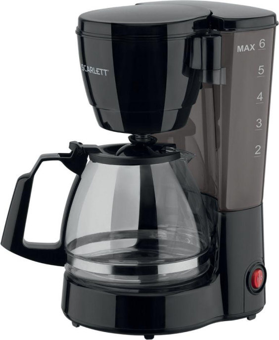 Кофеварка SCARLETT SC-CM33018, капельная, черный