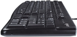 Клавиатура Logitech K120 for Business |920-002522| черная, офисная, 104 клавиши, защита от воды, USB 1,5м, brown box, 021419