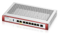 Межсетевой экран Zyxel USG FLEX 200HP, Rack, 1xRJ-45: 1/2.5G LAN/WAN , 1xRJ-45: 1/2.5G PoE+ LAN/WAN , 6xRJ-45: 1G LAN/WAN , 1xUSB3.0, AP Controller 8/40 , Device HA, в комплекте с Entry Defense Pa