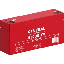 Аккумуляторная батарея General Security GS3.2-6 6В, 3.2 Ач УТ-00001378