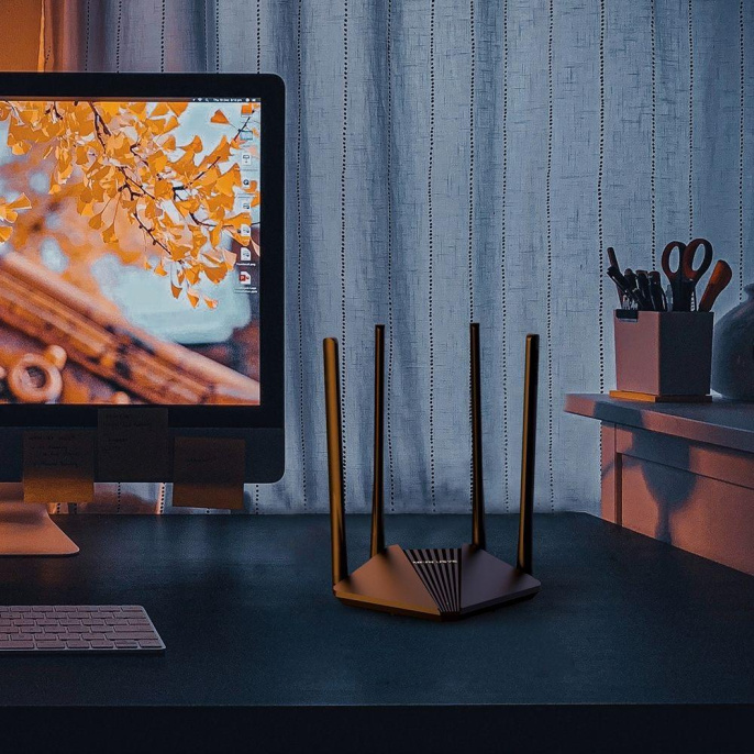 Wi-Fi роутер MERCUSYS MR30G,  Wi-Fi 5,  AC1200,  2.4/5ГГц, 2 LAN,  черный