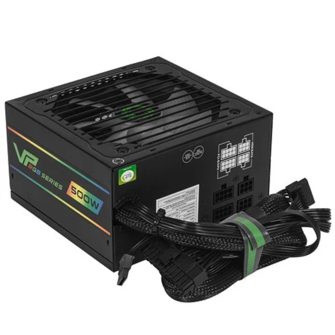 GameMax Блок питания ATX 500W VP-500-RGB-MODULAR 80+, Ultra quiet