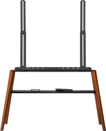 Подставка для телевизора Cactus CS-ST3647BKWN, 49-75", напольный, черный  / орех