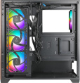 Корпус ATX AZZA Neptune, Midi-Tower, без БП,  черный [neptune csaz-491]