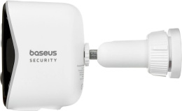 Видеокамера Baseus S0TZ002130 Security N1 Plus 2K White S0TZ00 разрешение: 2304x1296, поле зрения: 145°, ночное видение: ИК и цветное, подключение: Wi-Fi 2.4 ГГц, Bluetooth, защита: IP67, двусторонний звук, резьба штатива: 1/4", питание: аккумулятор 96