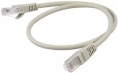 Патч-корд GoPower RJ-45 m -RJ-45 m 0.5м кат.5е ПВХ 26AWG серый в пакете 1/250