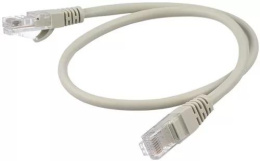 Патч-корд GoPower RJ-45 m -RJ-45 m 2.0м кат.5е ПВХ 26AWG серый в пакете 1/125