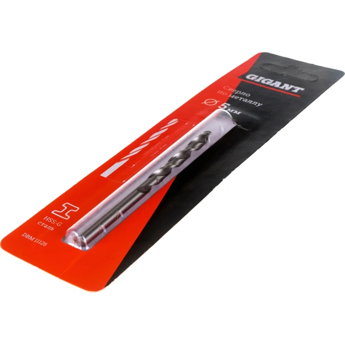 Сверло по металлу HSS-G (5х86х52 мм) Gigant DBM 11126