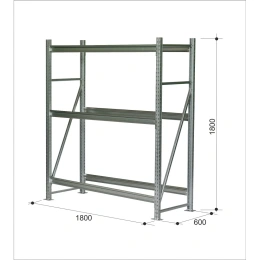 Профессиональный. Стеллажная система Steller 180х180х60 см 7308919774