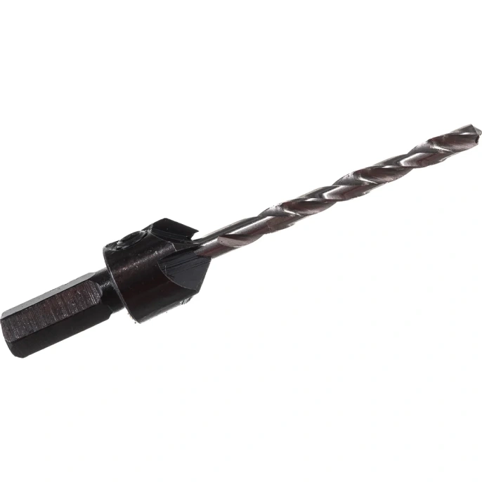 Сверло пилотное по дереву и зенкер №8 для шурупов 4 мм, размер №10 Gigant GT-064