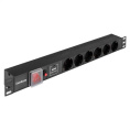 Блок розеток с сетевым фильтром ExeGate EX299606RUS (Surge Protect), защитой от перегрузки