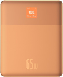 Портативное зарядное устройство Baseus Blade2 P10063801733-00 Power Bank with Digital Display Intelligent Edition 12000mAh 65W Canyon Coral (для быстрой зарядки ноутбуков, планшетов и смартфонов, цифровой дисплей, подключение к приложению, с кабелем Type-