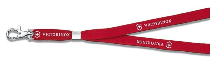 Гайтан для перочиного ножа Victorinox 50мм, красный, блистер [4.1879]