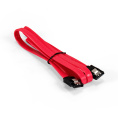 Кабель SATA ExeGate EX-CC-SATA-DATA-0.8L (7pin/7pin, SATA III до 6Gbps, металлические защелки, 0,8м) EX294733RUS