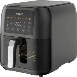 Аэрогриль Vitek VT-AF8001 8л 1700Вт темно-серый/черный