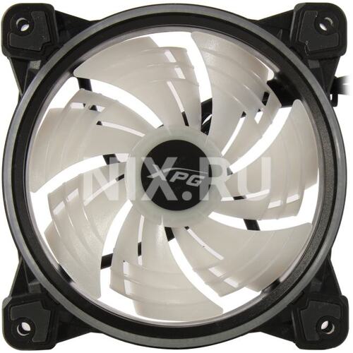Вентилятор 120mm ADATA XPG HURRICANE 120 PWM ARGB HURRICANE120ARGBPWM-BKCWW 4-pin, PWM, 120x120x25mm, 600-2000об/мин Black