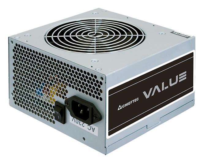 Блок питания CHIEFTEC Value APB-400B8, 400Вт, 80 PLUS WHITE, 120мм, серый