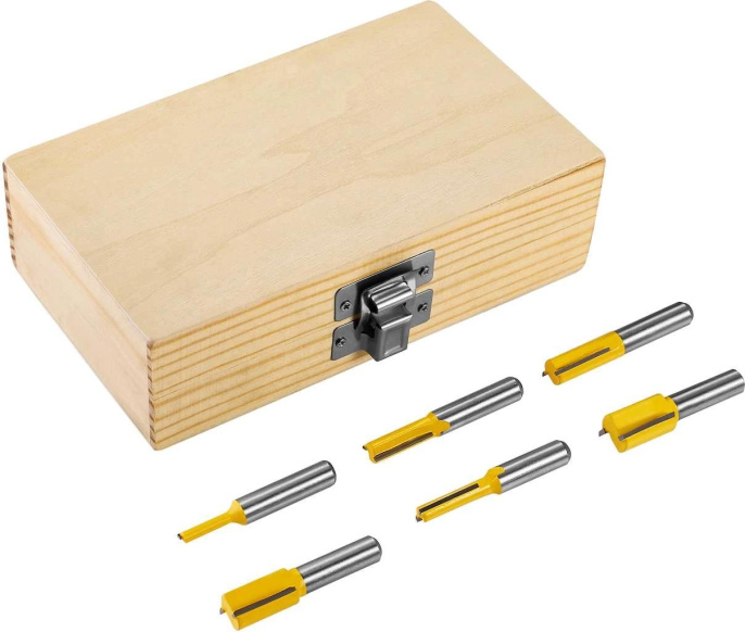 Набор фрез DEKO DH06-1, универсальный, 8мм, 6 [065-0788]