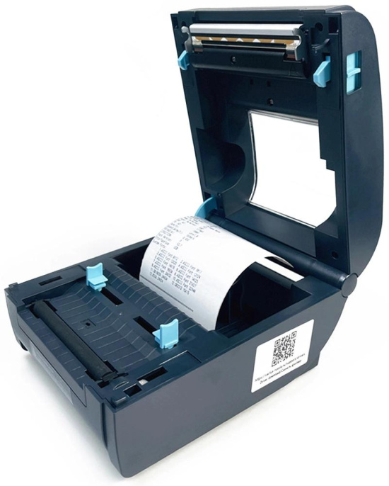 Принтер этикеток Cactus CS-TP-D440U,  черный