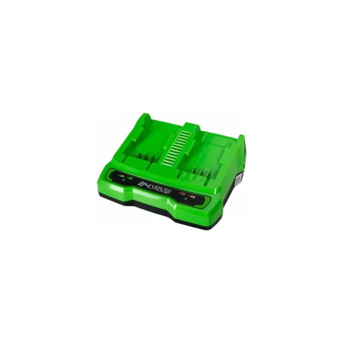 Устройство зарядное для 2-х аккумуляторов G24x2UC2 24 В GreenWorks 2931907