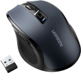 Мышь UGREEN MU006-90545, 2.4G, 1000/1600/2000/4000 DPI, Бесшумная, Режим: беспроводной -2,4 ГГц, рабочее расстояние: 10 м, 6 функций кнопок, рабочее напряжение: 1,5 В, рабочий ток: 10 мА, щелочная батарея AA не входит в комплект , совместимые системы: Wi
