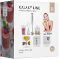 Блендер Galaxy Line GL2145 7020121450 погружной, 1300 Вт, 16000 об/мин, объем чаши: 0.5 л, объем мерного стакана: 0.7 л, плавная регулировка скорости, турбо режим, медный двигатель DC, кабель питания: 1 м, цвет: белый