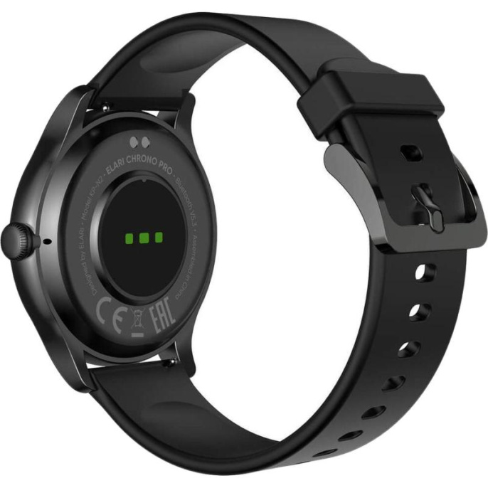 Смарт-часы ELARI Chrono Pro, 1.43", черный/черный [kp-n2-black]