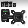 Кронштейн для TV/монитора 13"-34" настенный ExeGate EWM1-3420-01 EX297367RUS VESA 75x75, 100x100, макс.нагрузка 20 кг, наклон -8°/+8°, поворот -90°/+90°, расстояние до стены 65-190мм, цвет черный